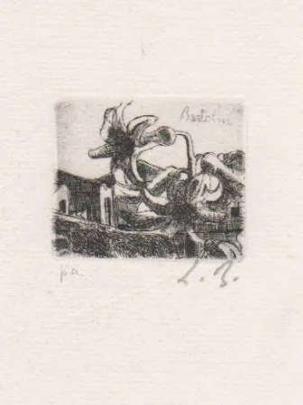 エッチング Bartolini - Senza titolo