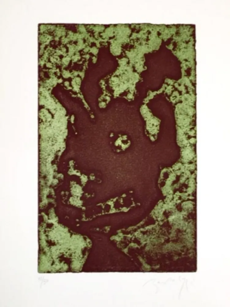 エッチング Bartolozzi - PERSONAJE NEGRO