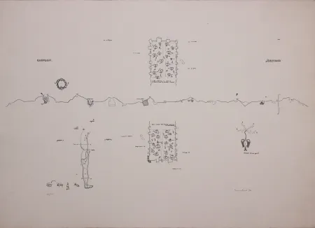 リトグラフ Baruchello - Campioni