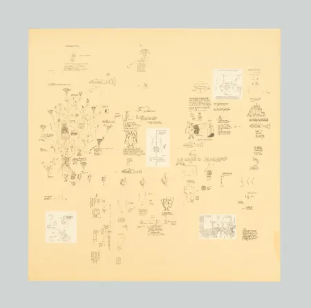 シルクスクリーン Baruchello - Senza titolo