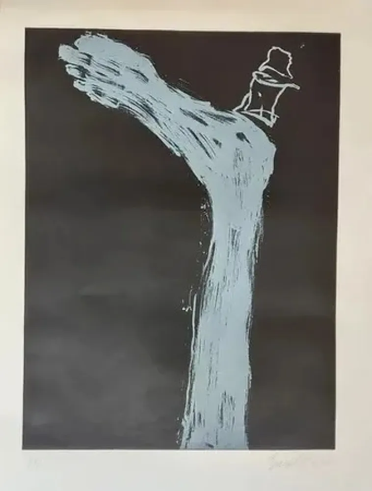 彫版 Baselitz - Grand pied