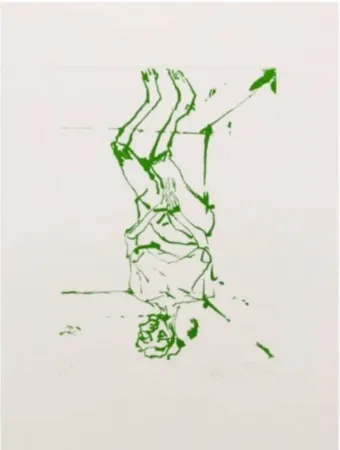 エッチングと　アクチアント Baselitz - Serpentine - green