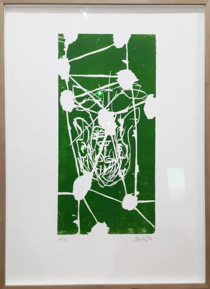 木版 Baselitz - Untitled