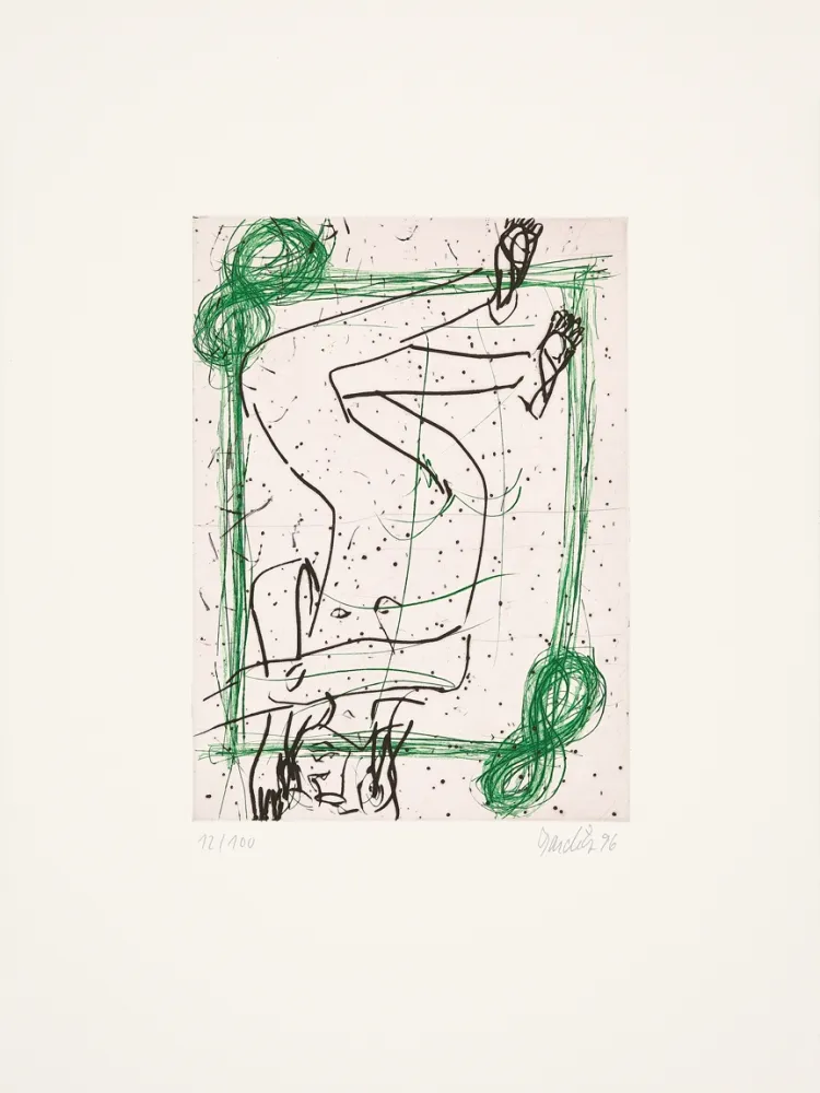 彫版 Baselitz - Untitled