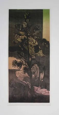 木版 Baskin - Plant