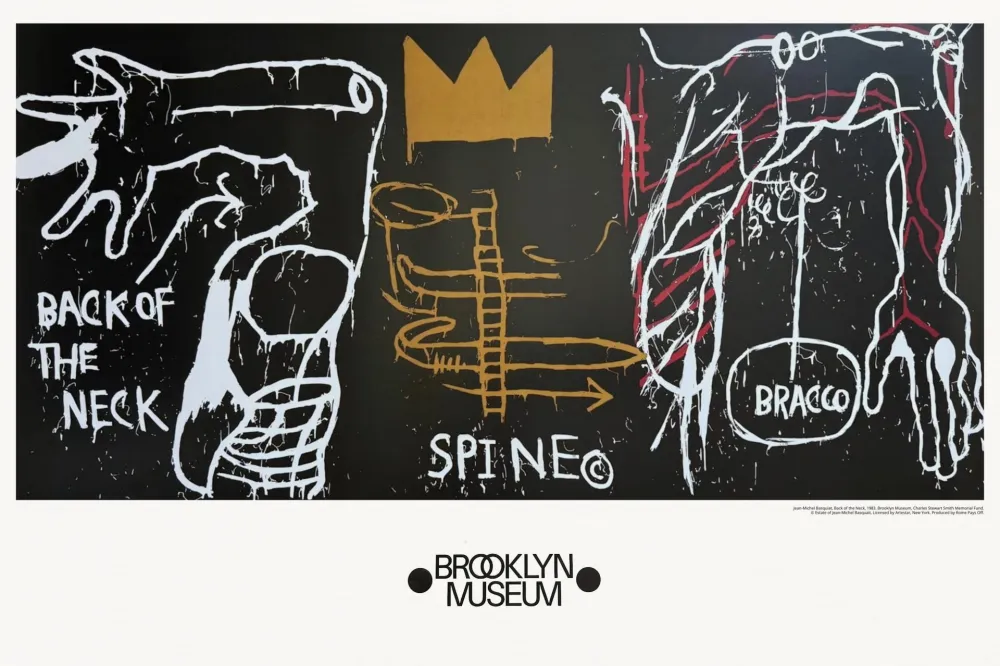 シルクスクリーン Basquiat - Back of the Neck