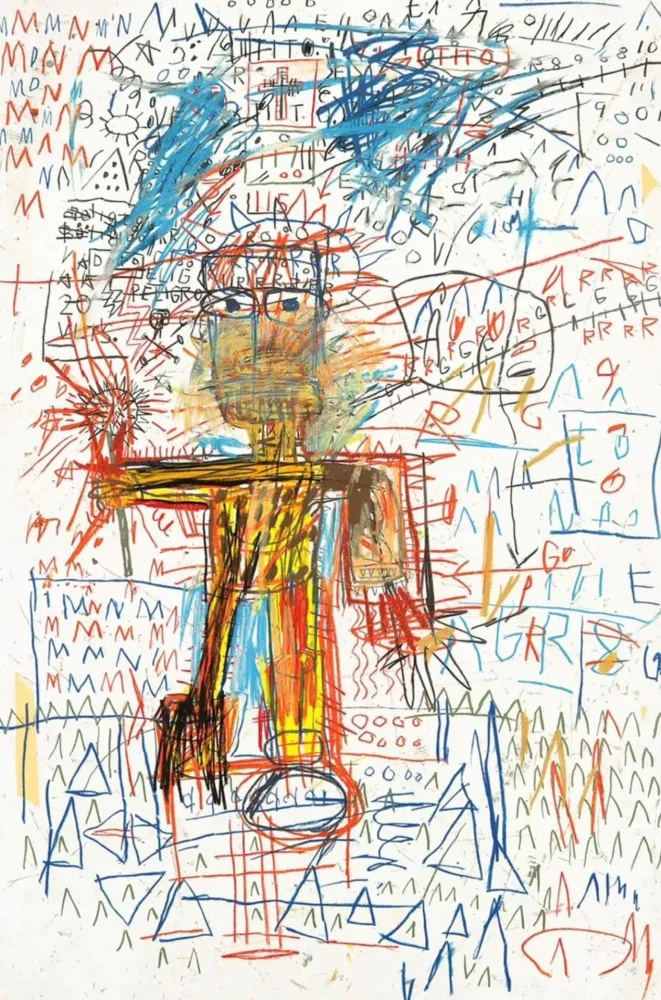 シルクスクリーン Basquiat - Untitled (from Figure Portfolio)
