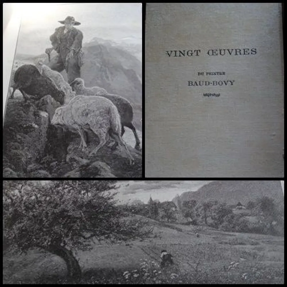 木版 Baud-Bovy - Vingt oeuvres du peintre Baud-Bovy (1848-1899)