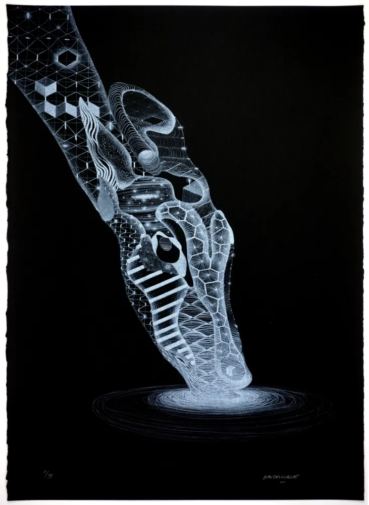 リトグラフ Baudelocque - Biche