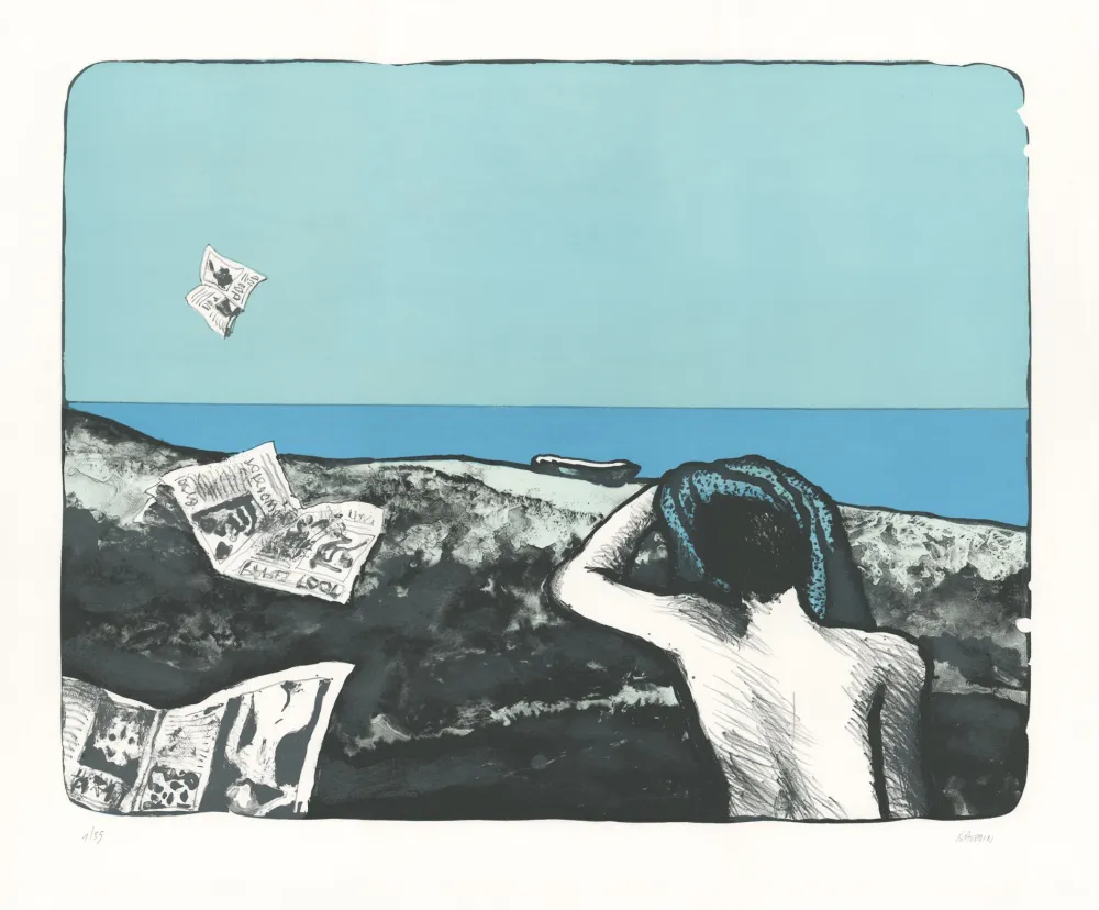 リトグラフ Baudoin - Je n'ai pas tout vu