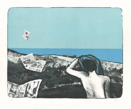 リトグラフ Baudoin - Je n'ai pas tout vu