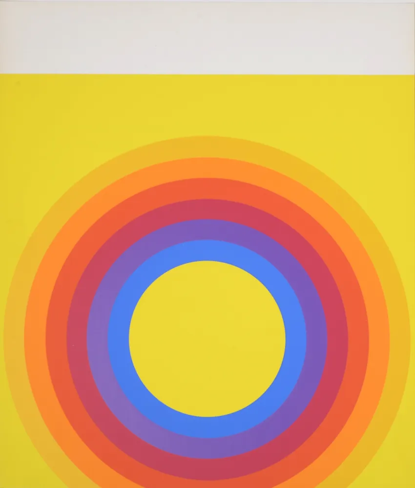 シルクスクリーン Bayer - Abstract composition, 1971