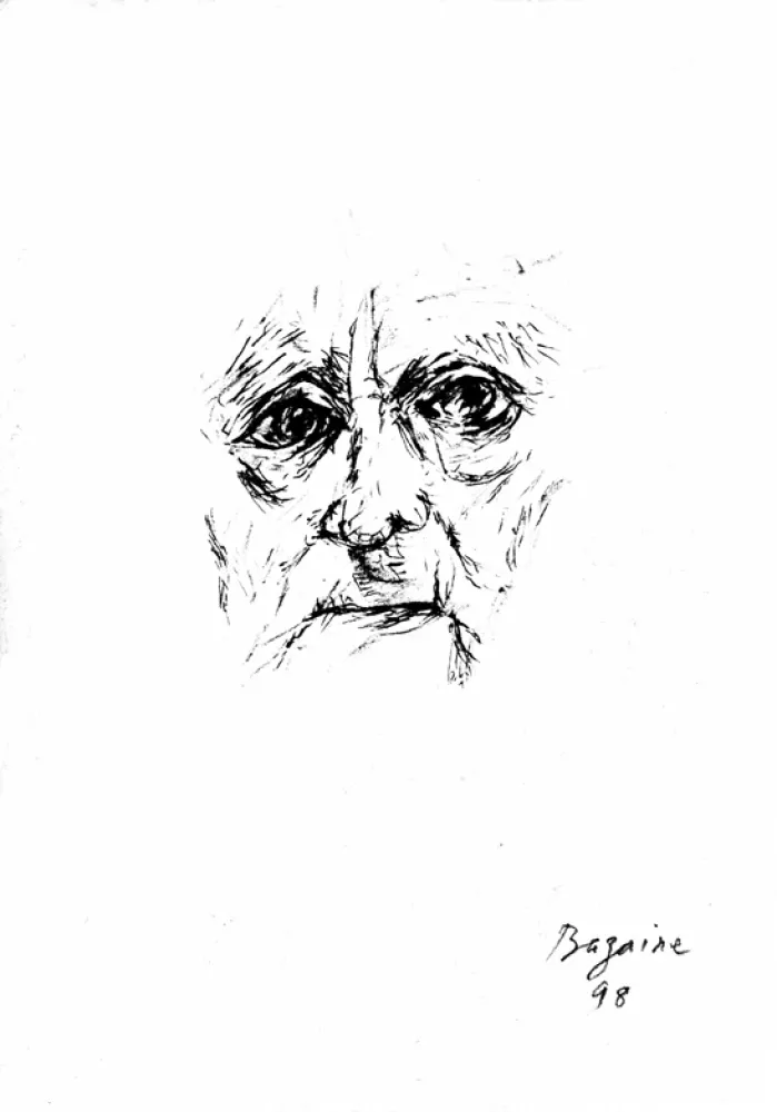 リトグラフ Bazaine - Autoportrait 