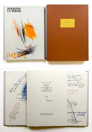 挿絵入り本 Bazaine - BAZAINE. Derrière le miroir, n° 197.‎ 1972. TIRAGE DE LUXE SIGNÉ.