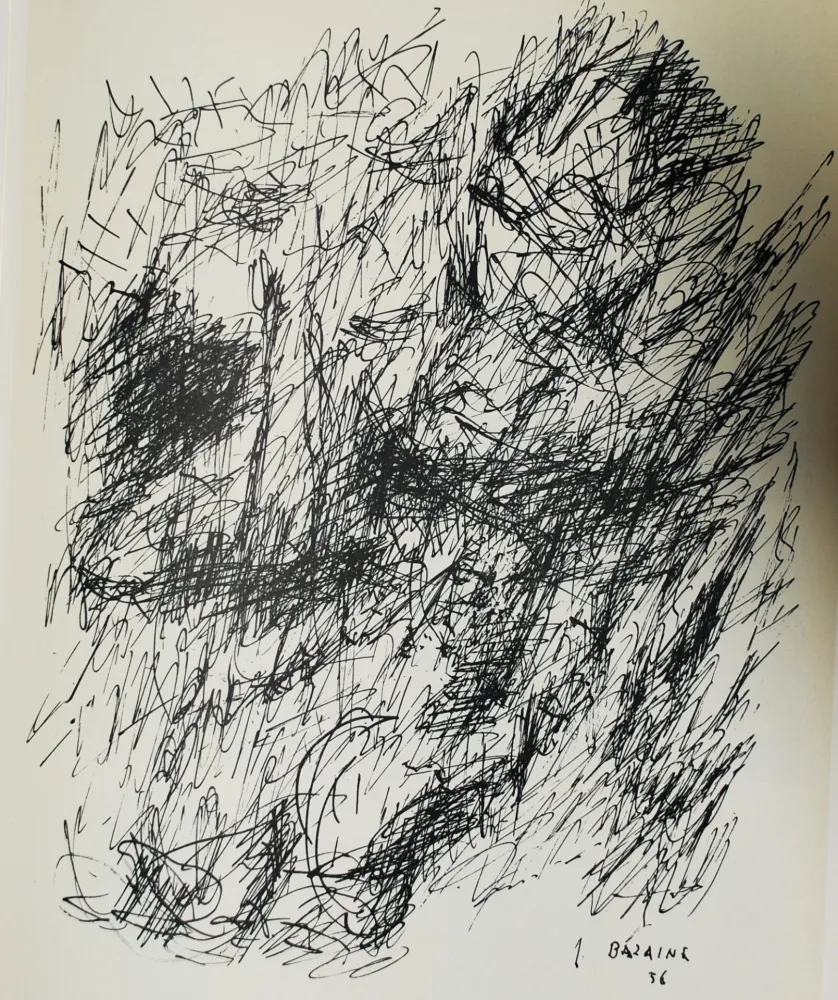 リトグラフ Bazaine - Derrière le Miroir : 10 ans d'édition,