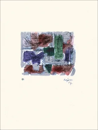 リトグラフ Bazaine - Hollande III