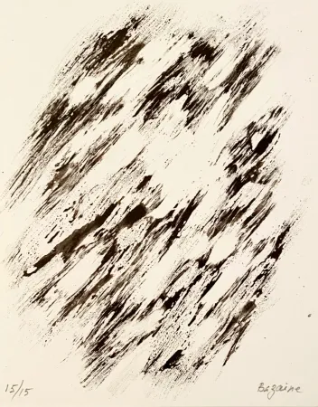 リトグラフ Bazaine - Quoi le vide après ?