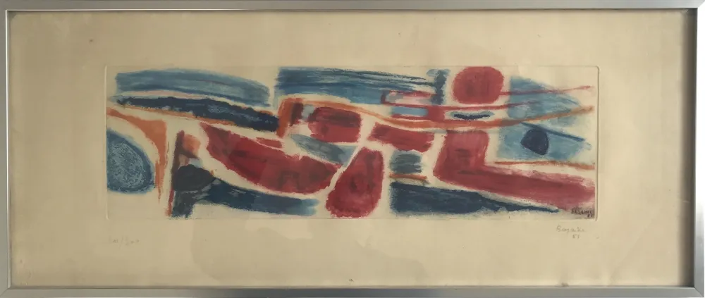 アクチアント Bazaine - Sans titre (Le nageur)