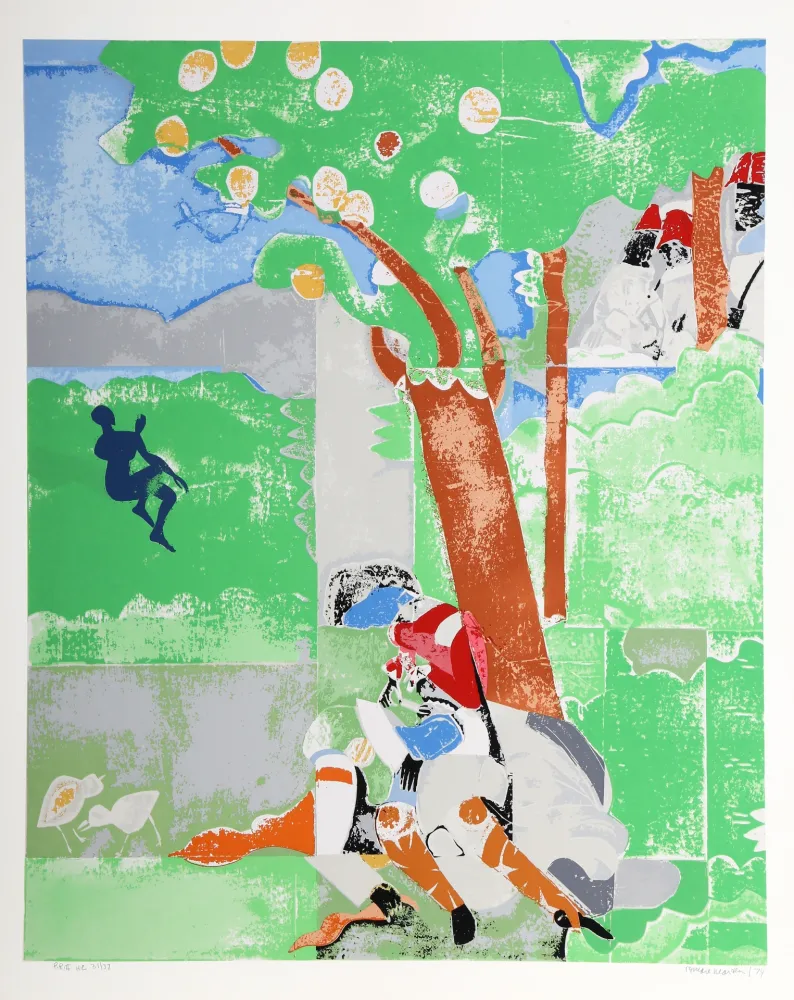 シルクスクリーン Bearden - Delilah