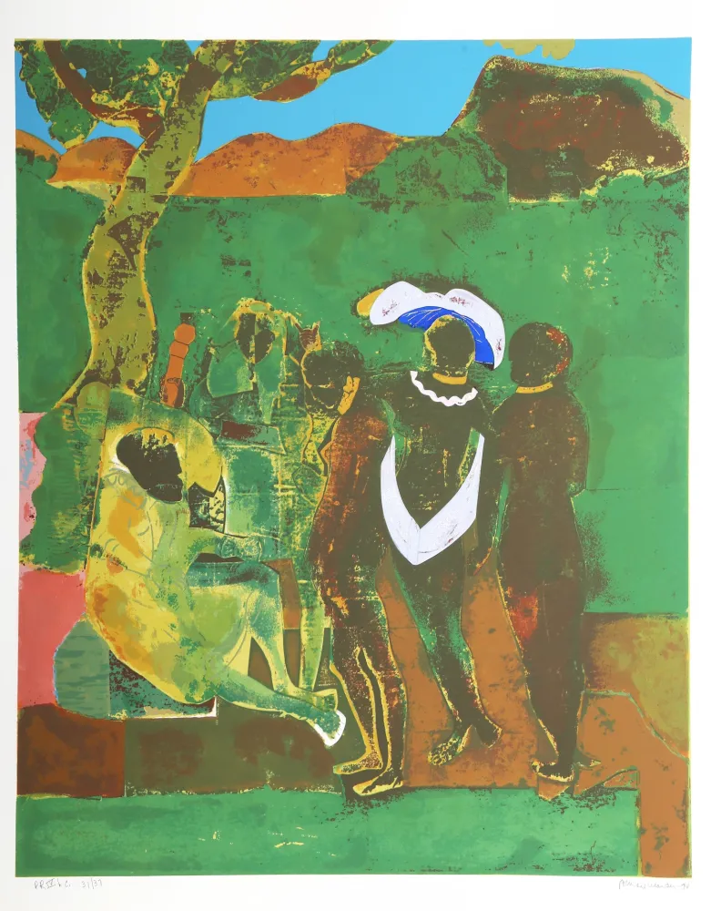 シルクスクリーン Bearden - Prologue to Troy