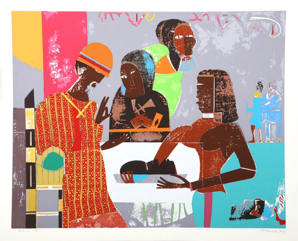 シルクスクリーン Bearden - Salome