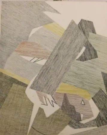 エッチング Beaudin - Eau- forte pour le texte Les Paysans