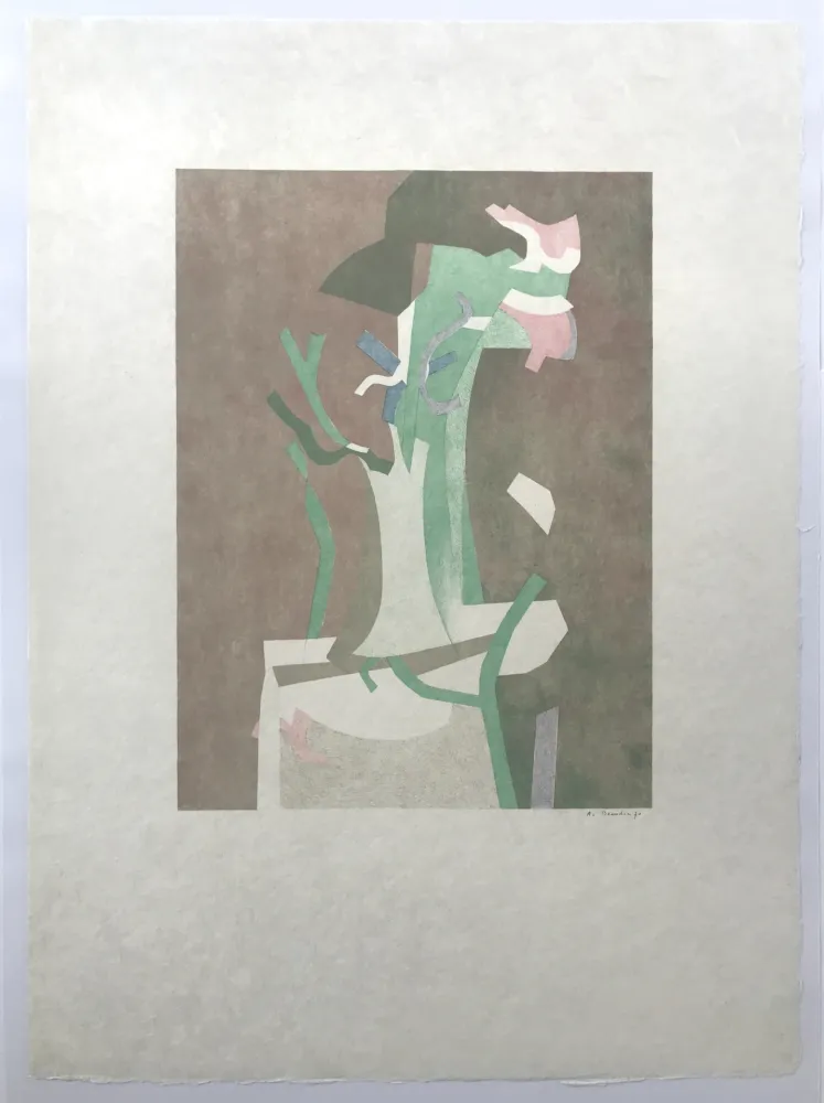 リトグラフ Beaudin - Fleurs II