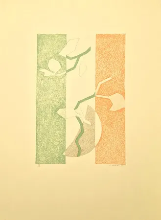 リトグラフ Beaudin - Le printemps