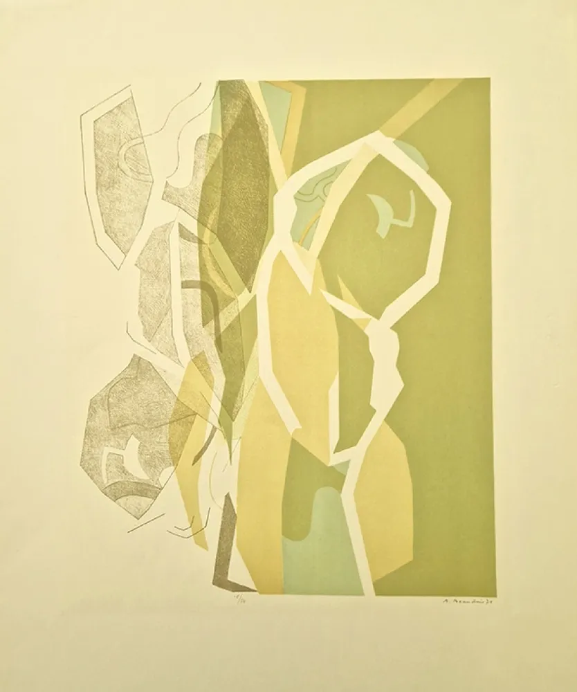 リトグラフ Beaudin - Piege d'araignée