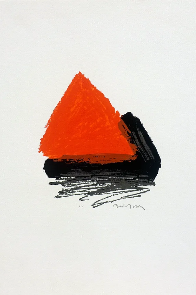 シルクスクリーン Bechtold - Pirámide 1