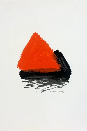 シルクスクリーン Bechtold - Pirámide 1