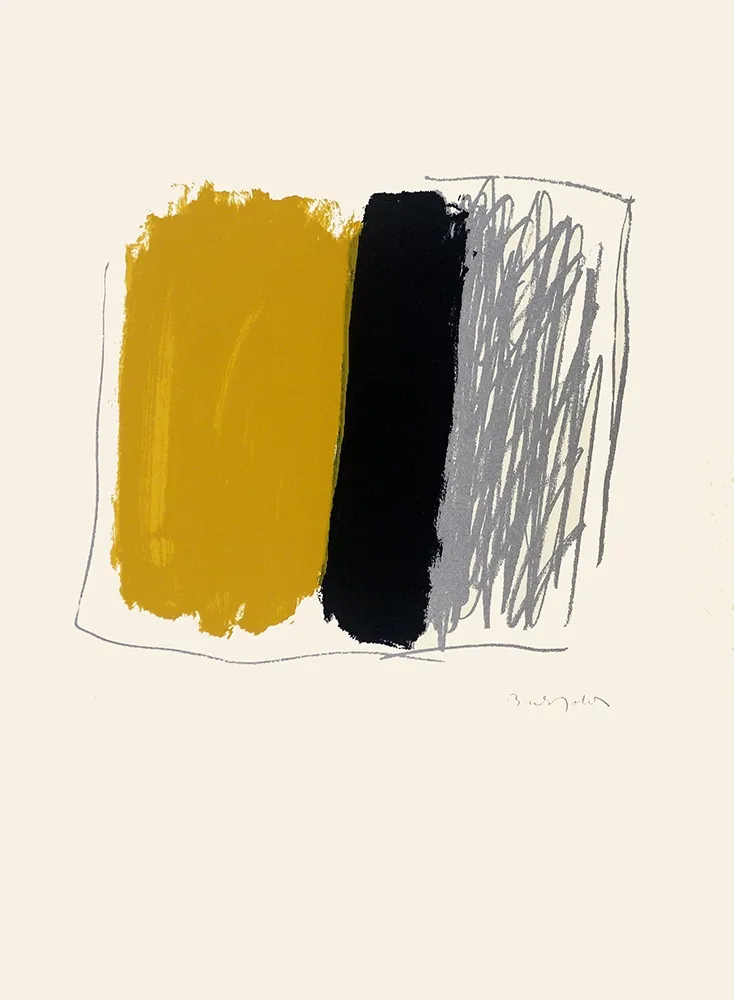 シルクスクリーン Bechtold - Superficie y espacio 1