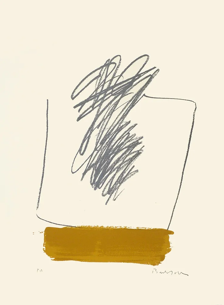 シルクスクリーン Bechtold - Superficie y espacio 2