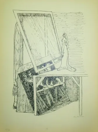 リトグラフ Beckmann - Magic Mirror