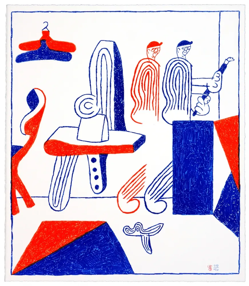 リトグラフ Behncke - Albert Mertz