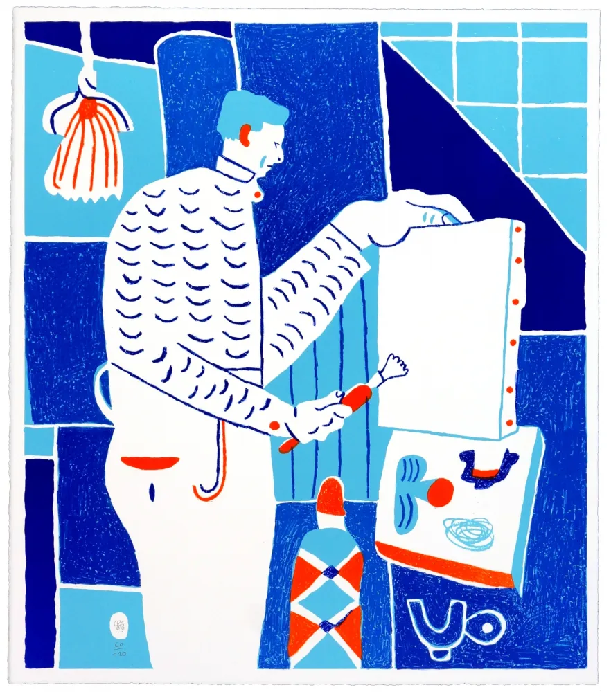 リトグラフ Behncke - Asger Jorn