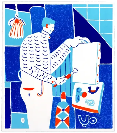 リトグラフ Behncke - Asger Jorn