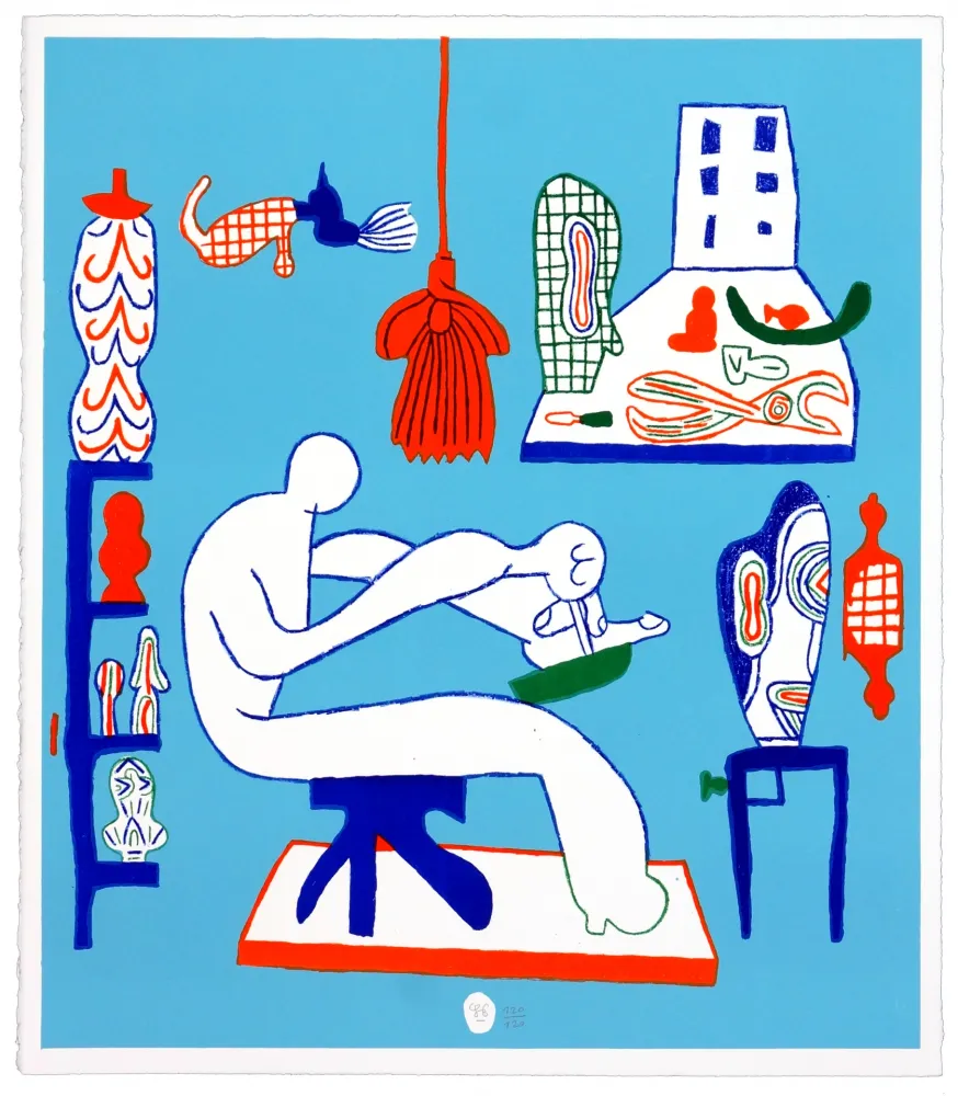 リトグラフ Behncke - Kristian Hildebrandt