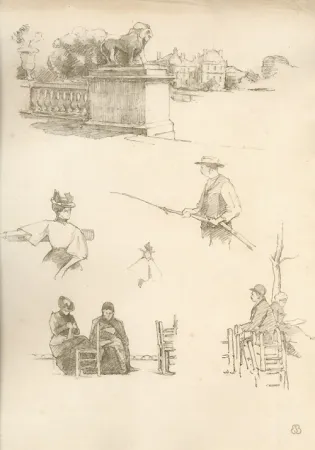 リトグラフ Bejot - A Paris. 