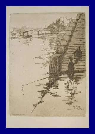 エッチングと　アクチアント Bejot - L'escalier