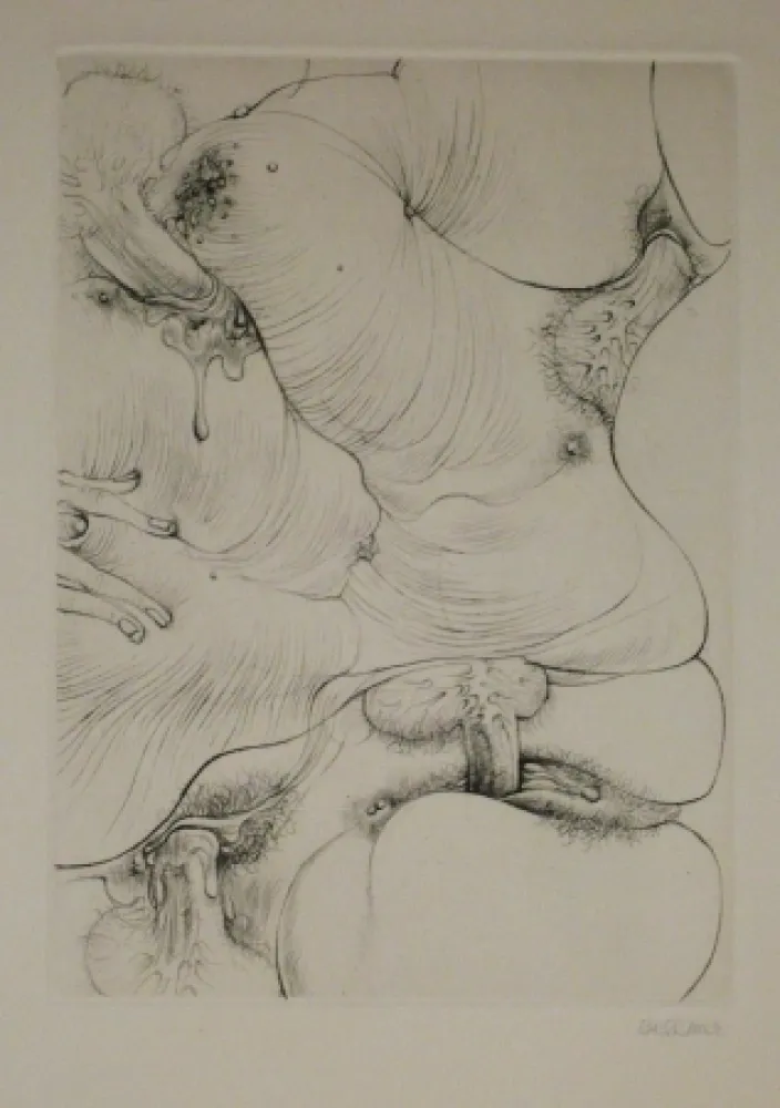 彫版 Bellmer - A Sade 3