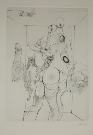 彫版 Bellmer - A Sade 4