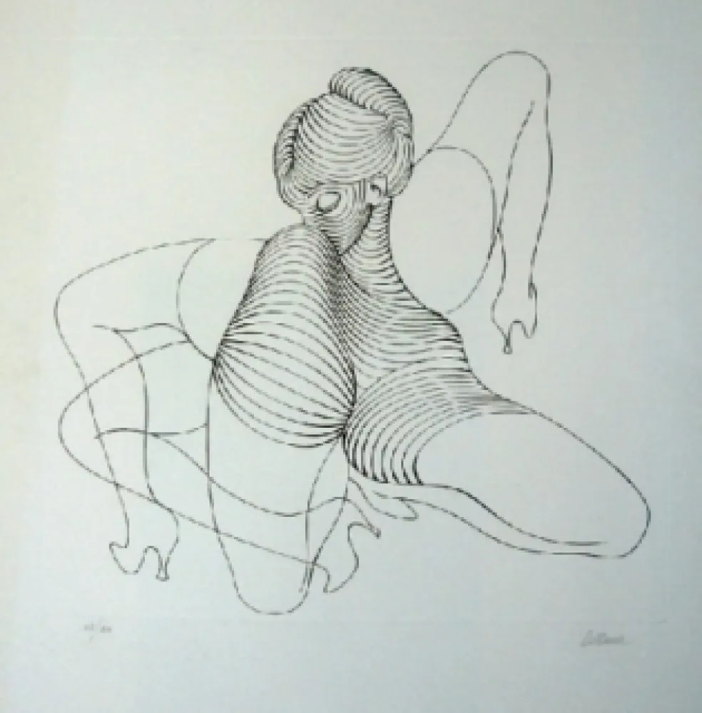 エッチング Bellmer - Cephalopode double