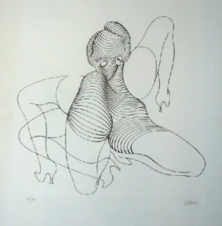 エッチング Bellmer - Cephalopode double