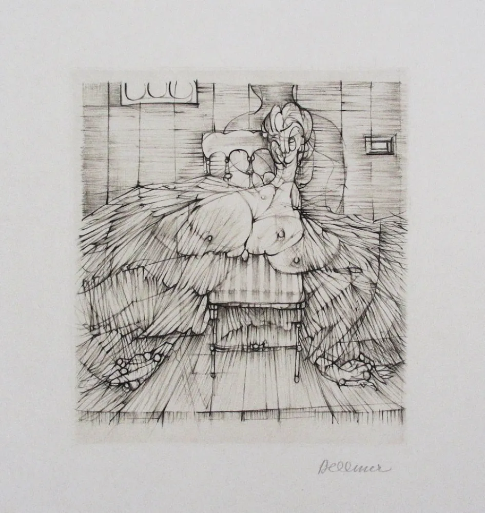 エッチングと　アクチアント Bellmer - Chaise Napoléon