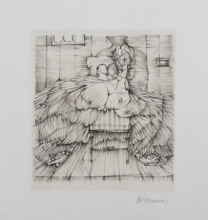 エッチングと　アクチアント Bellmer - Chaise Napoléon