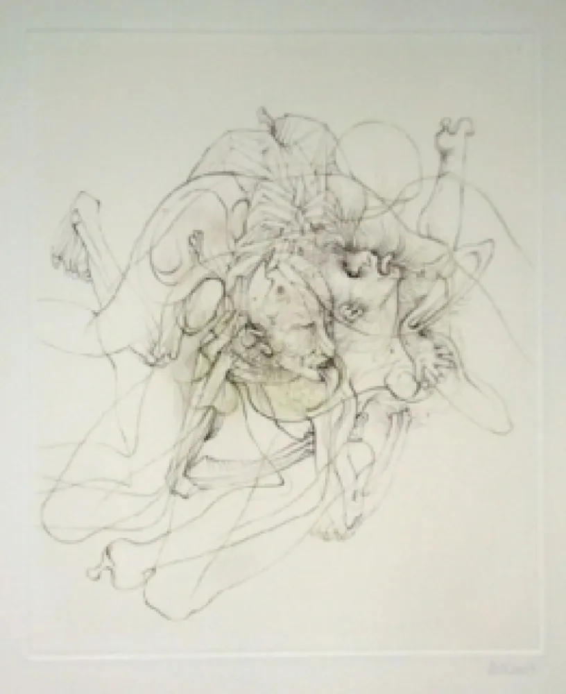 彫版 Bellmer - Dialogue entre un prêtre et un moribond