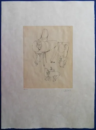 彫版 Bellmer - Elle s'est assise