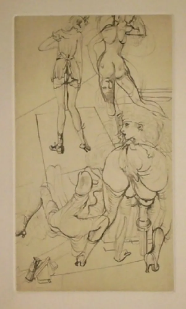 エッチング Bellmer - Gravure inedite