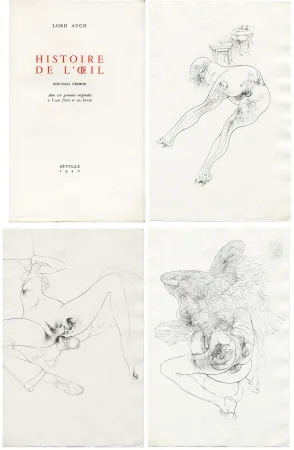 挿絵入り本 Bellmer - HISTOIRE DE L'OEIL. Nouvelle version. Avec six gravures originales à l'eau-forte et au burin.